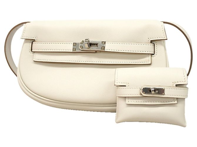 Hermès Hermes Kelly Move Gürteltasche Weiß