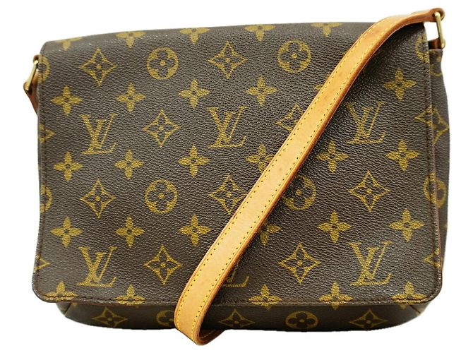 Bolsa de Ombro Louis Vuitton Monogram Musette Tango Marrom