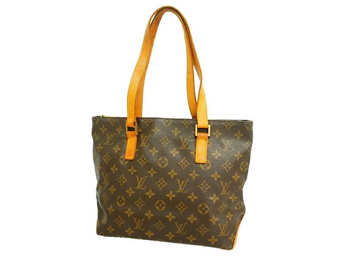 Louis Vuitton Monogram Cabas Piano Tote Bag Braun
