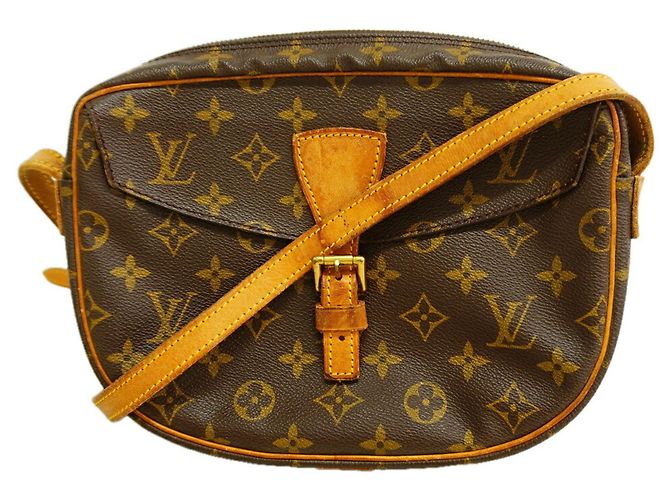 Borsa a tracolla Louis Vuitton Monogram Jeune Fille MM Marrone