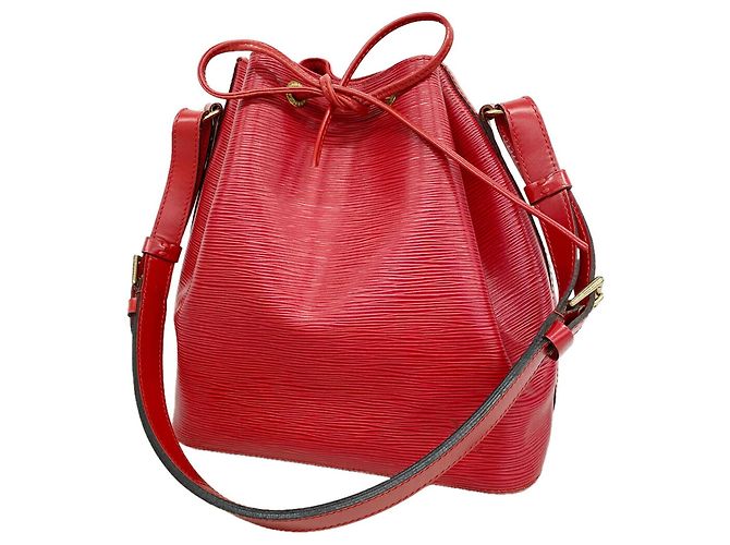 Noe Borsa a tracolla Louis Vuitton Epi Petit Noé Rosso