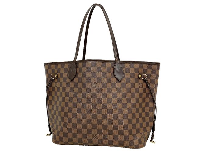 Saco Tote Louis Vuitton Damier Neverfull MM N51105 Ebene