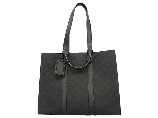 Louis Vuitton Monogram Taurillon Sac Plat 24H Tote Bag