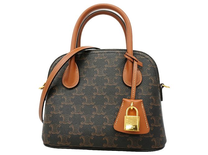 Céline Borsa Celine Triomphe Onorin Marrone Nero