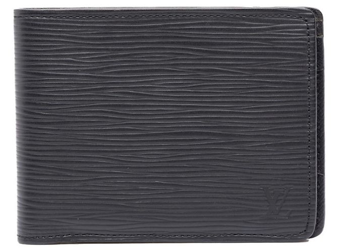 Louis Vuitton Epi Portefeuille Multiple Bi-fold Wallet Nero