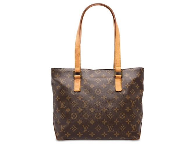 Louis Vuitton Monogram Cabas Piano Tote Bag Braun