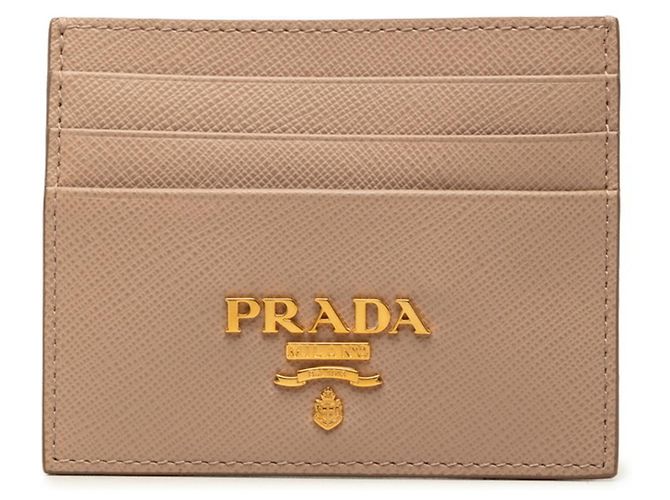 Saffiano Tarjetero Prada en Pink Beige