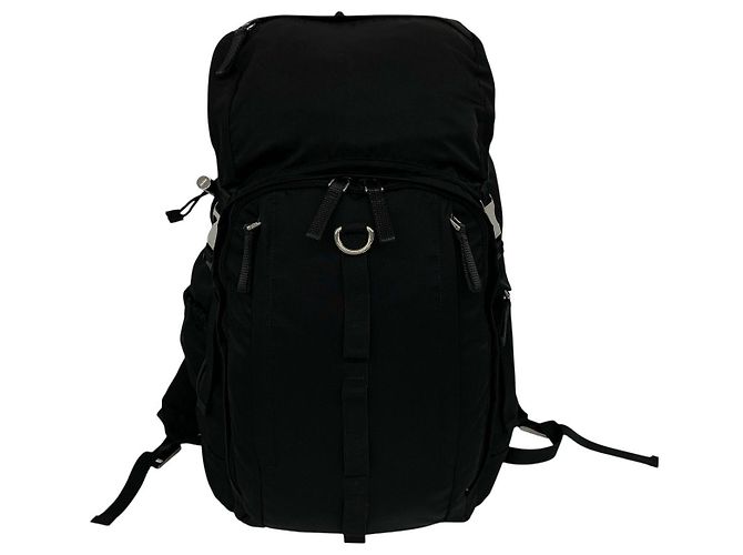 Prada Tessuto Nylon Backpack Black