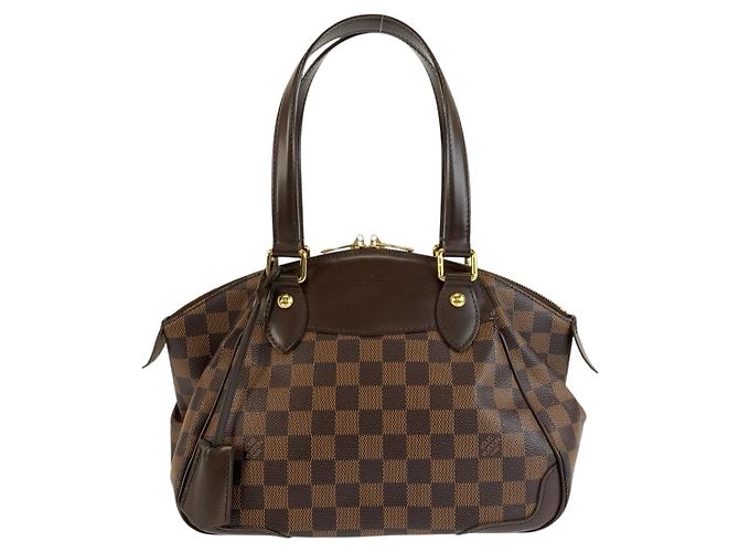 Borsa Louis Vuitton Damier Verona PM Marrone