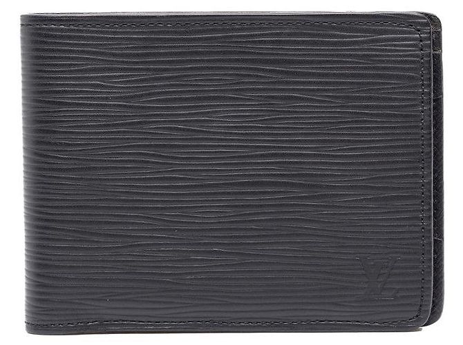 Louis Vuitton Epi Portefeuille Multiple Wallet Black