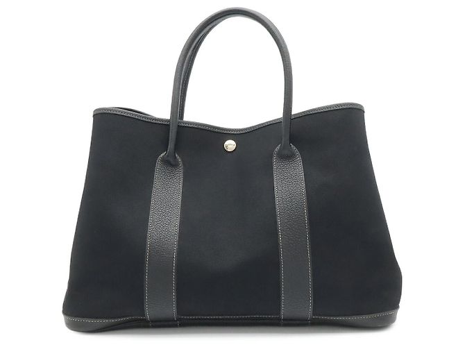 Hermès Borsa Tote Hermes Garden Party Nero