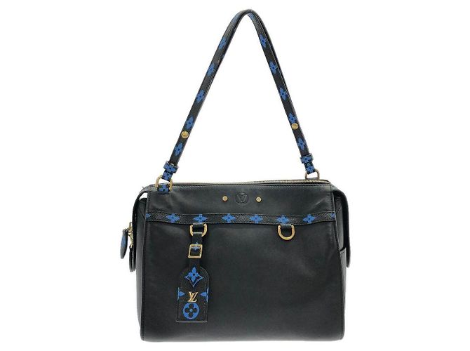 Bolsa Boston Louis Vuitton Speedy Amazon MM Coated Canvas Azul