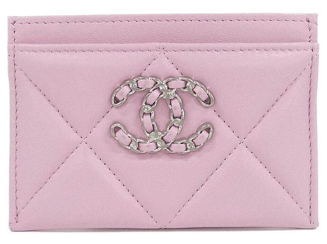 Chanel Chanel19 Kartenetui aus Lammleder