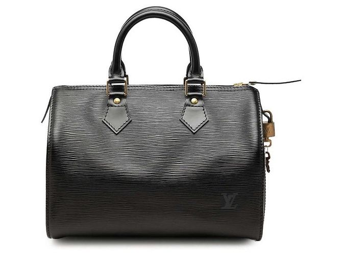 Borsa Louis Vuitton Epi Speedy 25 Nero