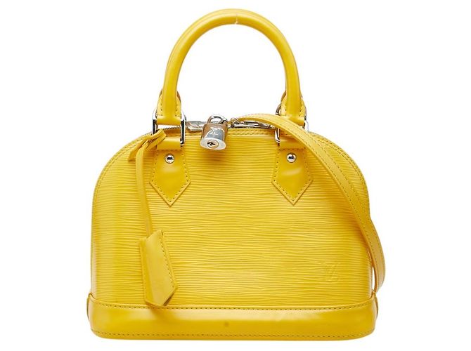 Bolsa de Ombro Louis Vuitton Alma BB Amarelo