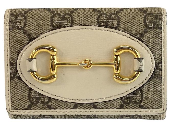 Cartera compacta Gucci Horsebit Multicolor