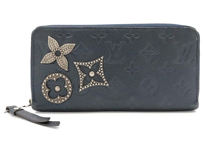 Cartera larga Louis Vuitton Monogram Empreinte Azul