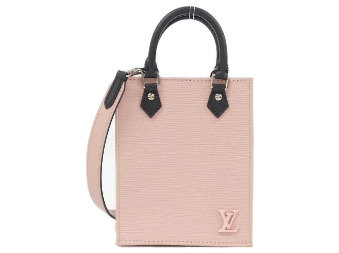 Bolsa de Ombro em Couro Louis Vuitton Epi Petit Sac Plat