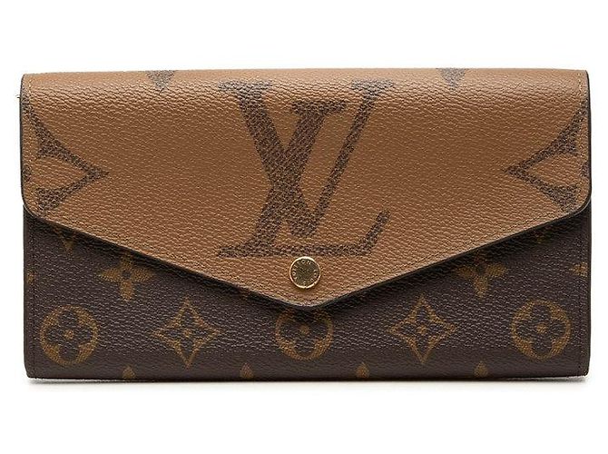 Louis Vuitton Portefeuille Sarah Long Wallet Marron