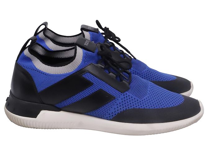 Tod's No-Code Sneaker aus blauem Polyester