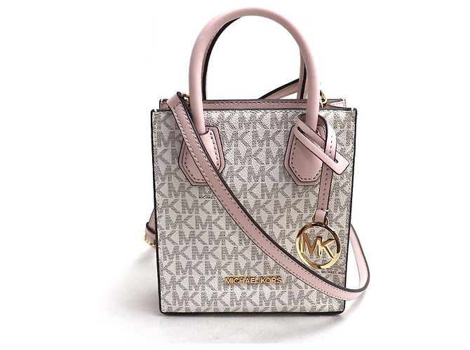 Michael Kors Mini Tote Borsa a tracolla 2 vie in PVC Rosa