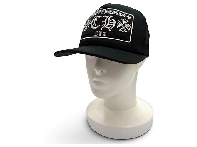 Boné Trucker em algodão Chrome Hearts Preto