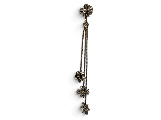 Chrome Hearts JOJO Pierce Silver Earring Silvery Metallic