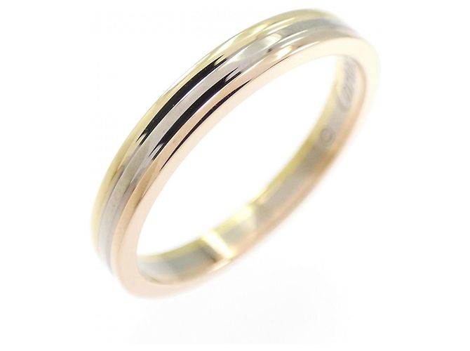 Anello Cartier Vendôme in oro rosa bianco e giallo