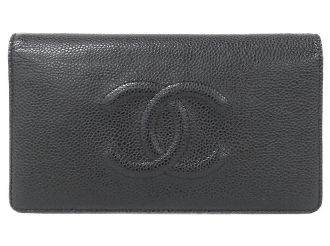Cartera larga Chanel Timeless CC Line 48651 Negro