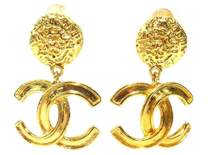 Orecchini a clip Chanel Gold D'oro