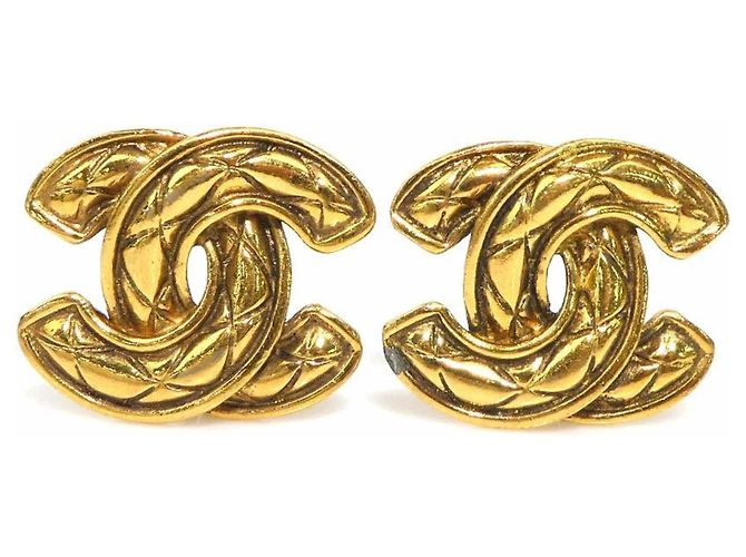 Orecchini a clip Chanel Gold D'oro