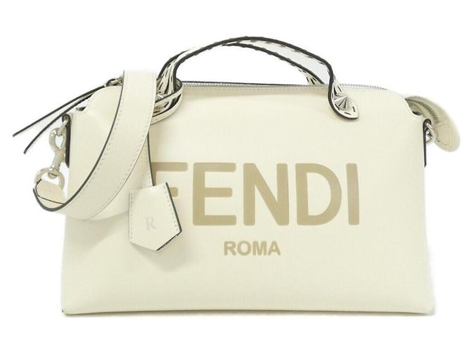 Borsa Fendi By The Way Medium Argento Beige