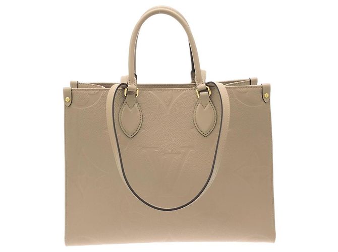 Borsa Louis Vuitton Monogram Empreinte OnTheGo MM Grigio