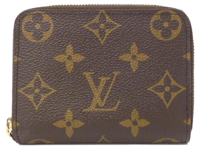 Monedero Zippy Monogram Louis Vuitton Castaño