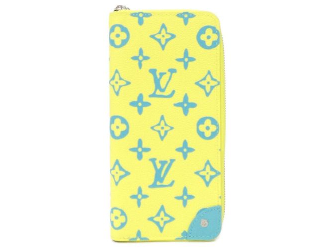 Louis Vuitton Monogram Playground Zippy Wallet Vertical M82005 Yellow