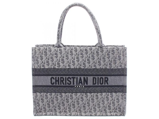 Christian Dior BOOK TOTE Borsa Tote Medium Marrone Nero