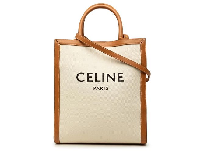 Céline Borsa Celine Vertical Cabas Small Marrone Crudo