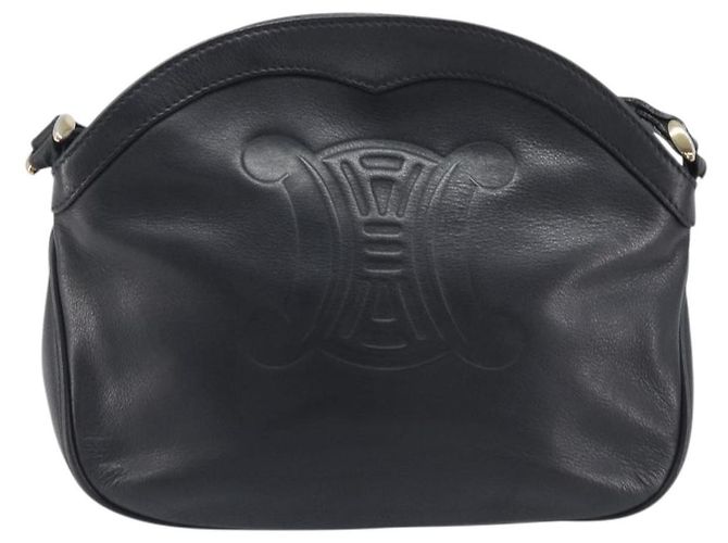 Céline Celine Shoulder Leather Nero
