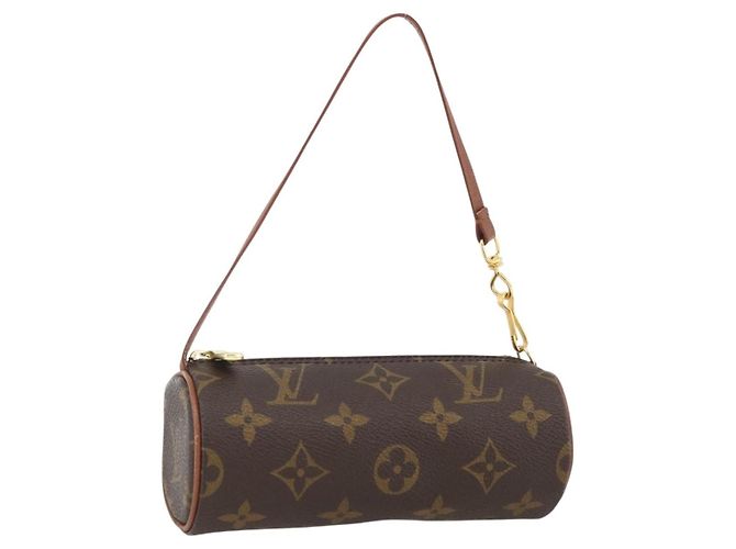 Louis Vuitton Papillon Pochette Monogram Canvas Mini Braun