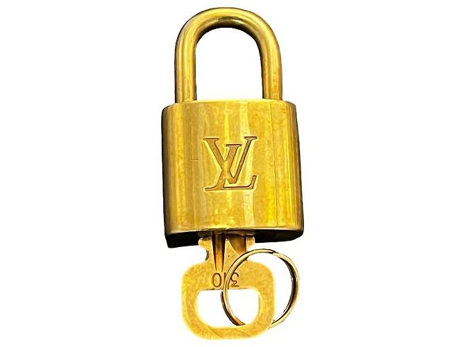 Louis Vuitton Padlock and Key Logo Metal medium