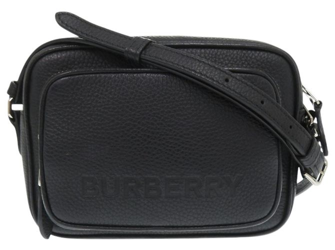 Borsa a tracolla Burberry Paddy in pelle nera Nero