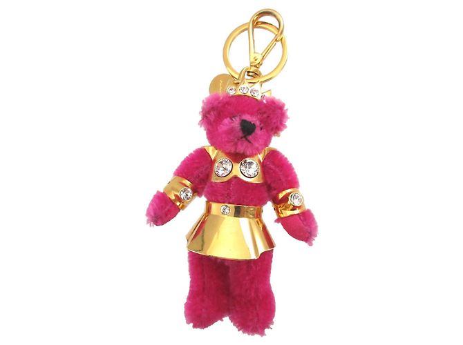 Prada Bear Fabric Keychain Charm