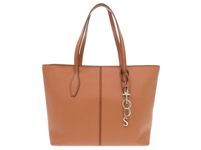 Saco Tote Tod's Joy em couro marrom 1102