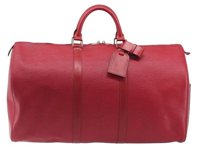 Louis Vuitton Keepall Epi Leather 50 Red