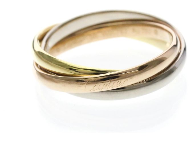 Cartier Trinity 18K Tricolor Gold Small Golden