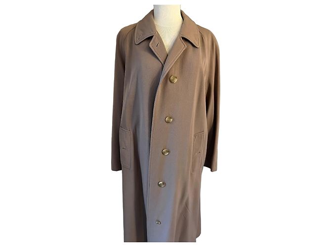 Impermeable Burberrys de lana beige