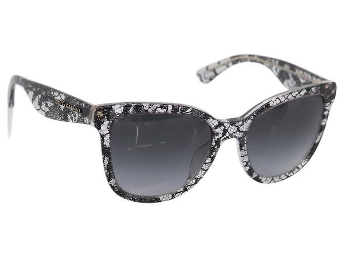 Gafas de sol Dolce & Gabbana Plastic Black Gold Auth BA16381V Negro Dorado