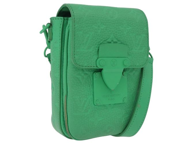 LOUIS VUITTON Lock Vertical Wearable Wallet Bag M81525 LV Auth 207033A