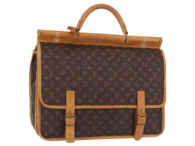 LOUIS VUITTON Monogram Sac Chas Boston Bag M41141 LV Auth mr3018