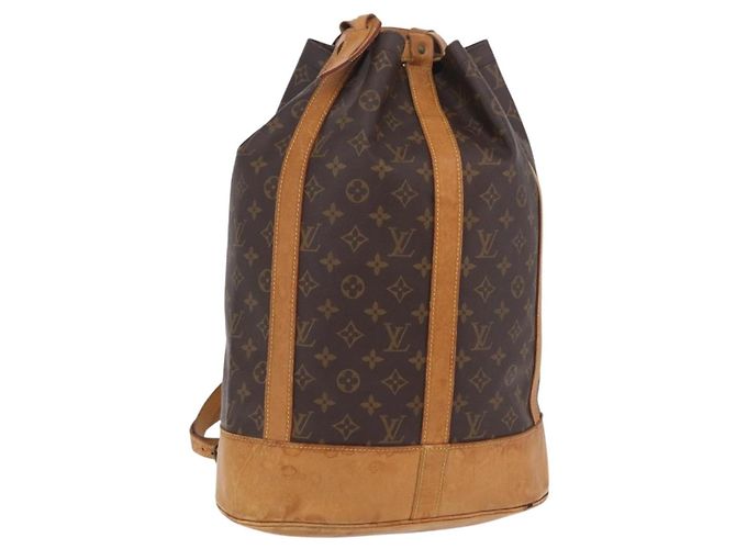 LOUIS VUITTON Monogram Randonnee PM Shoulder Bag M42243 LV Auth bs37462